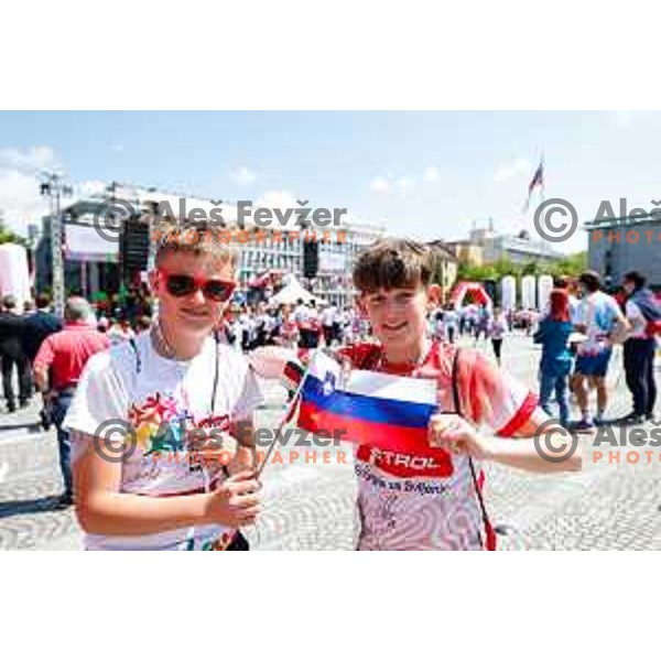 Opening of Plazma Youth Sport Games in Ljubljana, Slovenia on May 19, 2025