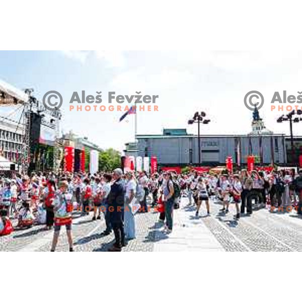 Opening of Plazma Youth Sport Games in Ljubljana, Slovenia on May 19, 2025
