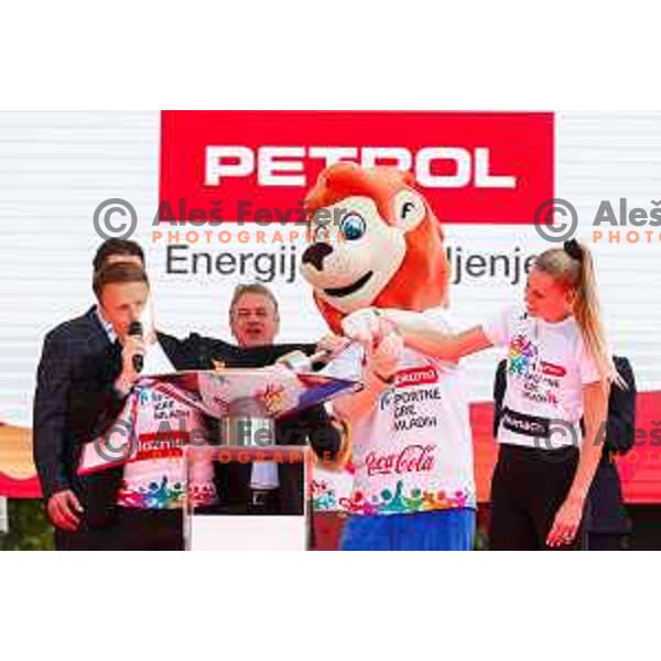 Opening of Plazma Youth Sport Games in Ljubljana, Slovenia on May 19, 2025
