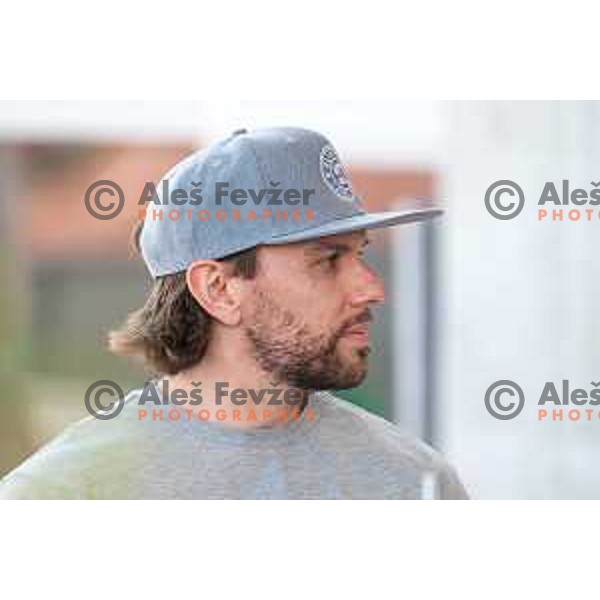 Zach Boychuk, new player of SZ Olimpija during press conference in Ljubljana, Slovenia on May 19, 2025