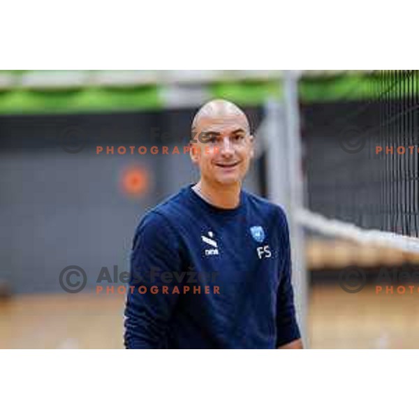Fabio Soli, new head coach of Slovenia National Volleyball team during first practice session in Ljubljana, Slovenia on May 21, 2025