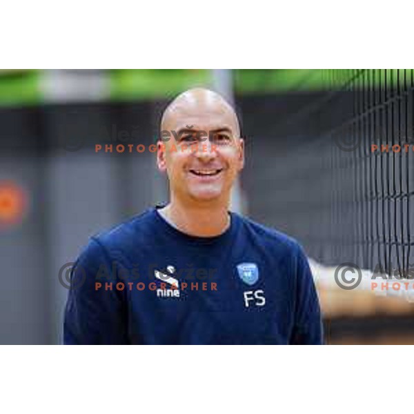 Fabio Soli, new head coach of Slovenia National Volleyball team during first practice session in Ljubljana, Slovenia on May 21, 2025