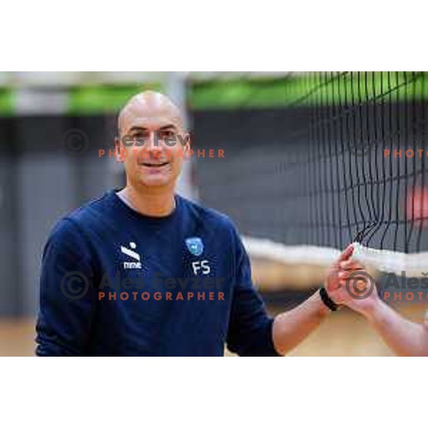 Fabio Soli, new head coach of Slovenia National Volleyball team during first practice session in Ljubljana, Slovenia on May 21, 2025