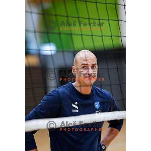 Fabio Soli, new head coach of Slovenia National Volleyball team during first practice session in Ljubljana, Slovenia on May 21, 2025
