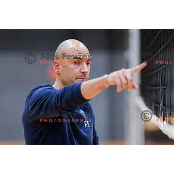 Fabio Soli, new head coach of Slovenia National Volleyball team during first practice session in Ljubljana, Slovenia on May 21, 2025