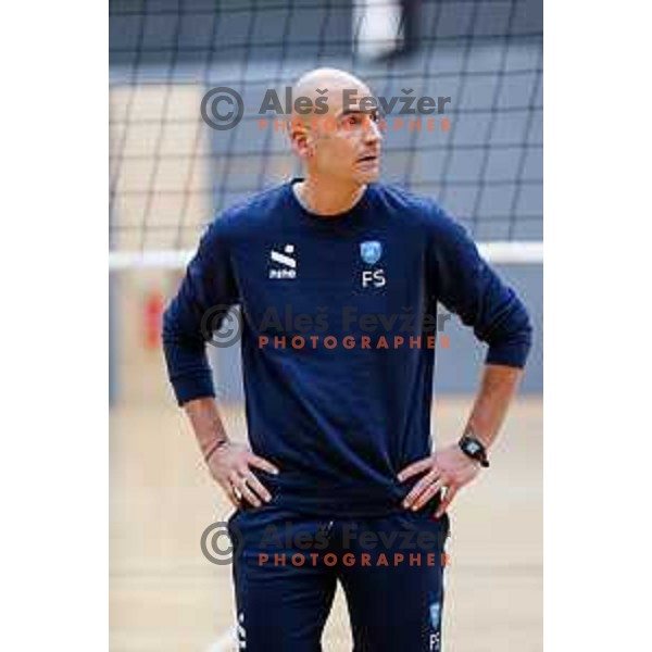 Fabio Soli, new head coach of Slovenia National Volleyball team during first practice session in Ljubljana, Slovenia on May 21, 2025