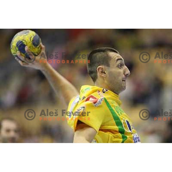 Dragan Gajic at handball match Celje Pivovarna Lasko (SLO)- Hammarby (SWE) in EHF Championsleague, played in Celje (Slovenia) 11.10.2008 