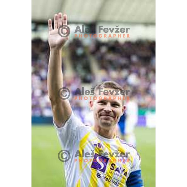 Martin Milec farewell ceremony before Prva liga Telemach football match between Maribor and Nafta 1903 in Ljudski vrt, Maribor, Slovenia on May 25, 2025. Photo: Jure Banfi