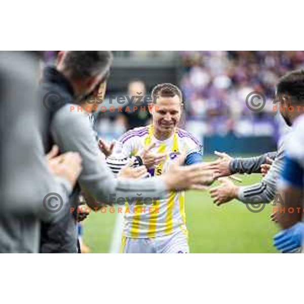 Martin Milec farewell ceremony before Prva liga Telemach football match between Maribor and Nafta 1903 in Ljudski vrt, Maribor, Slovenia on May 25, 2025. Photo: Jure Banfi