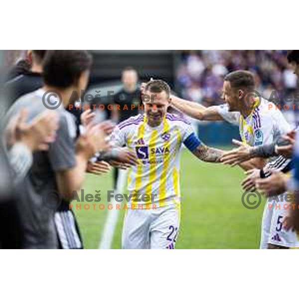Martin Milec farewell ceremony before Prva liga Telemach football match between Maribor and Nafta 1903 in Ljudski vrt, Maribor, Slovenia on May 25, 2025. Photo: Jure Banfi