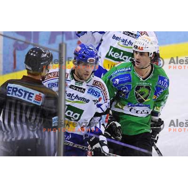 Banham at ice hockey match in the EBEL League , Tilia Olimpija - EC Pasut VSV , 14.10.2008 Hala Tivoli, Ljubljana 