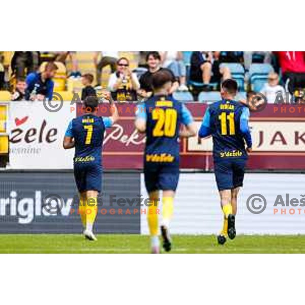 Aljosa Matko of Celje in action during Prva liga Telemach 2024/2025 football match between Celje and Domzale in Celje, Slovenia on May 25, 2025