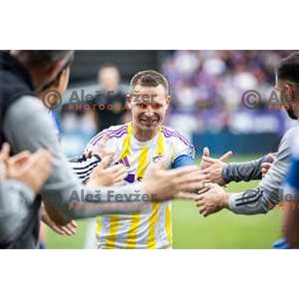 Martin Milec farewell ceremony before Prva liga Telemach football match between Maribor and Nafta 1903 in Ljudski vrt, Maribor, Slovenia on May 25, 2025. Photo: Jure Banfi