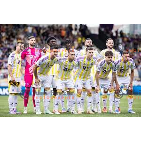 Team Maribor starting eleven during Prva liga Telemach football match between Maribor and Nafta 1903 in Ljudski vrt, Maribor, Slovenia on May 25, 2025. Photo: Jure Banfi