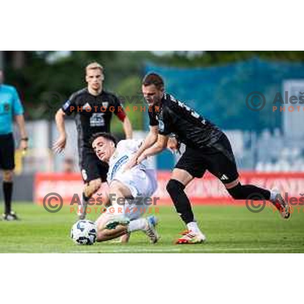 in action during Prva liga Telemach football match between Mura and Koper in Fazanerija, Murska Sobota, Slovenia on May 25, 2025. Photo: Jure Banfi