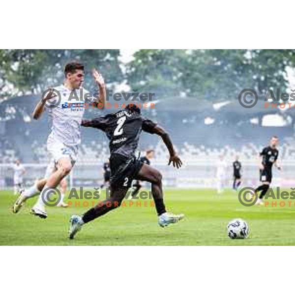 in action during Prva liga Telemach football match between Mura and Koper in Fazanerija, Murska Sobota, Slovenia on May 25, 2025. Photo: Jure Banfi