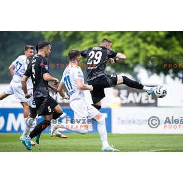 in action during Prva liga Telemach football match between Mura and Koper in Fazanerija, Murska Sobota, Slovenia on May 25, 2025. Photo: Jure Banfi