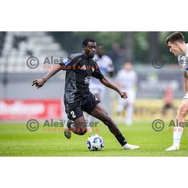 Faad Sana in action during Prva liga Telemach football match between Mura and Koper in Fazanerija, Murska Sobota, Slovenia on May 25, 2025. Photo: Jure Banfi