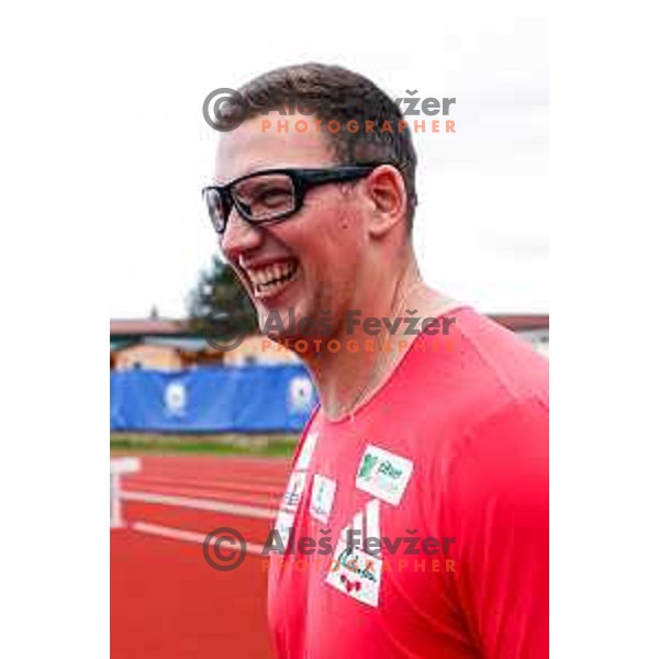 Kristjan Ceh (SLO) competes in Men\'s Discus Throw at Athletics Track & Field meeting, WACT Challenger, Ptuj, Slovenia on May 25, 2025