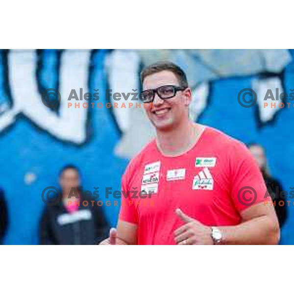 Kristjan Ceh (SLO) competes in Men\'s Discus Throw at Athletics Track & Field meeting, WACT Challenger, Ptuj, Slovenia on May 25, 2025