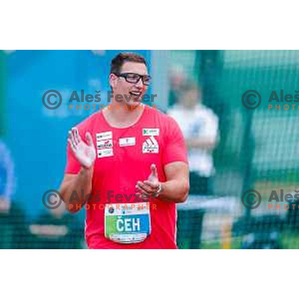 Kristjan Ceh (SLO) competes in Men\'s Discus Throw at Athletics Track & Field meeting, WACT Challenger, Ptuj, Slovenia on May 25, 2025