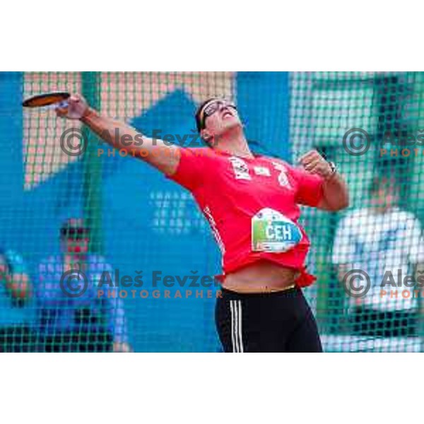 Kristjan Ceh (SLO) competes in Men\'s Discus Throw at Athletics Track & Field meeting, WACT Challenger, Ptuj, Slovenia on May 25, 2025