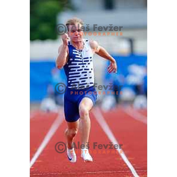 Anej Curin Prapotnik (SLO) competes at Athletics Track & Field meeting, WACT Challenger, Ptuj, Slovenia on May 25, 2025
