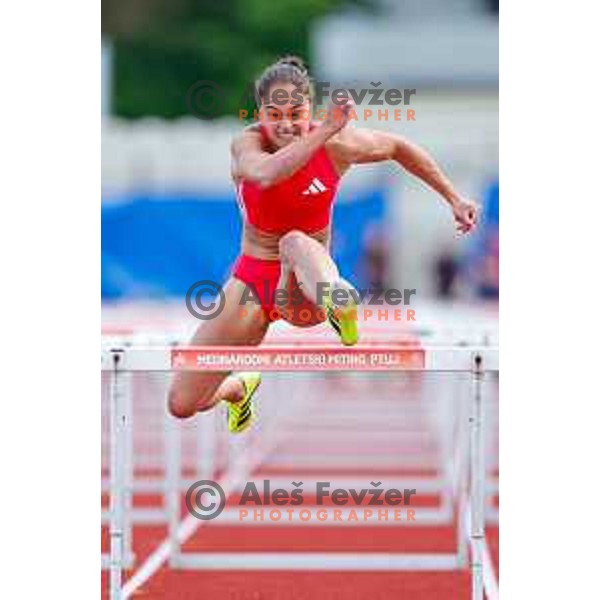 Milica Emini (SLO) competes at Athletics Track & Field meeting, WACT Challenger, Ptuj, Slovenia on May 25, 2025