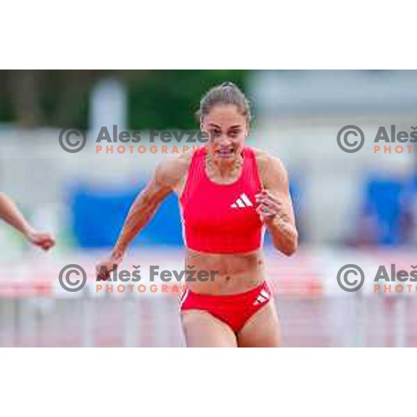 Milica Emini (SLO) competes at Athletics Track & Field meeting, WACT Challenger, Ptuj, Slovenia on May 25, 2025