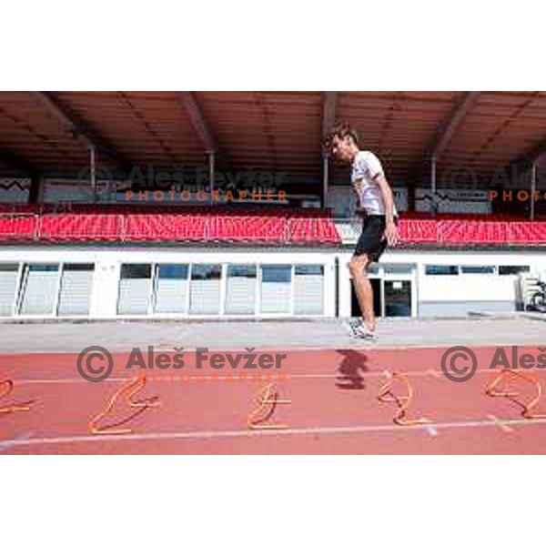 Slovenia Ski-jumping team summer practice, Kranj, Slovenia on May 26, 2025