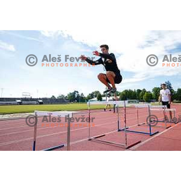 Slovenia Ski-jumping team summer practice, Kranj, Slovenia on May 26, 2025