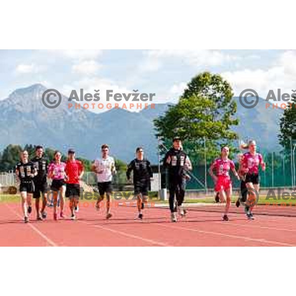 Slovenia Ski-jumping team summer practice, Kranj, Slovenia on May 26, 2025