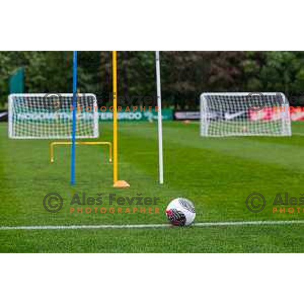 Slovenia National Women\'s Football team during practice session at NNC Brdo pri Kranju, Slovenia on May 26, 2025