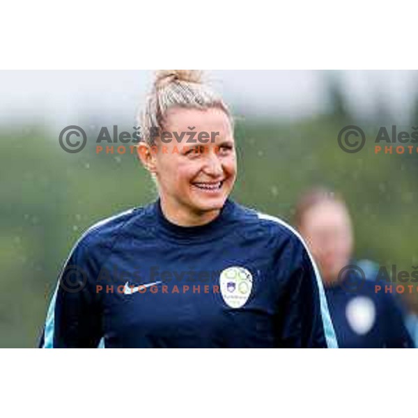 Slovenia National Women\'s Football team during practice session at NNC Brdo pri Kranju, Slovenia on May 26, 2025