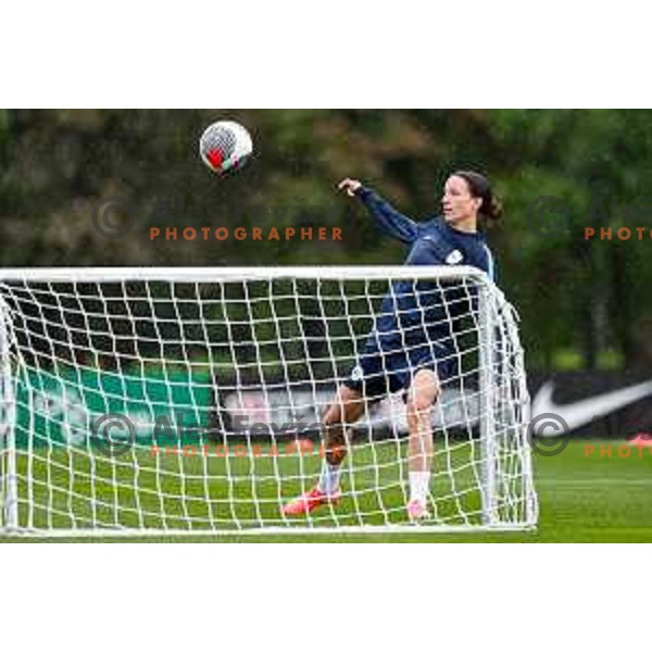 Slovenia National Women\'s Football team during practice session at NNC Brdo pri Kranju, Slovenia on May 26, 2025