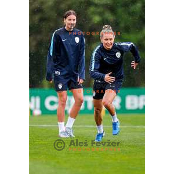 Slovenia National Women\'s Football team during practice session at NNC Brdo pri Kranju, Slovenia on May 26, 2025