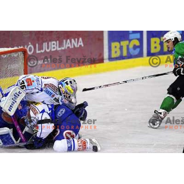 Banham at ice hockey match in the EBEL League , Tilia Olimpija - EC Pasut VSV , 14.10.2008 Hala Tivoli, Ljubljana 