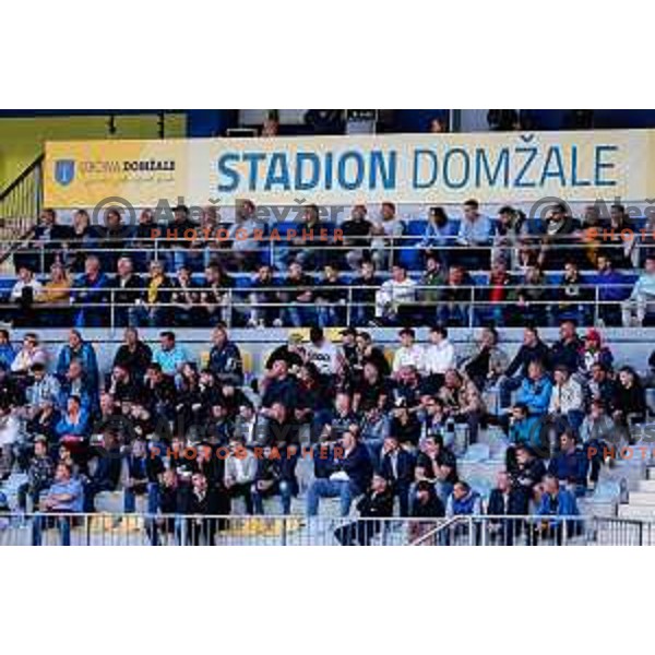 In action during Qualifications for Prva liga Telemach 2025/2026 football match between Domzale and Triglav in Domzale, Slovenia on May 29, 2025