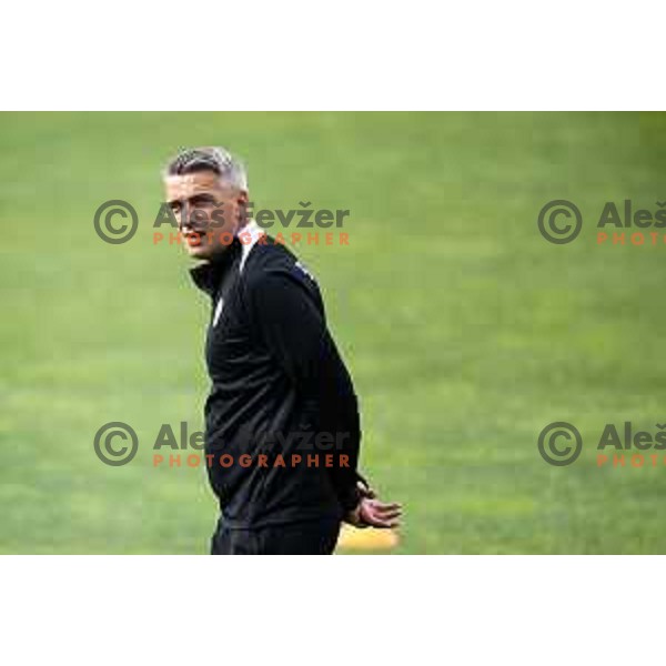 U21 Slovenian football team during training in Maribor, Slovenia on May 30, 2025. Photo: Jure Banfi