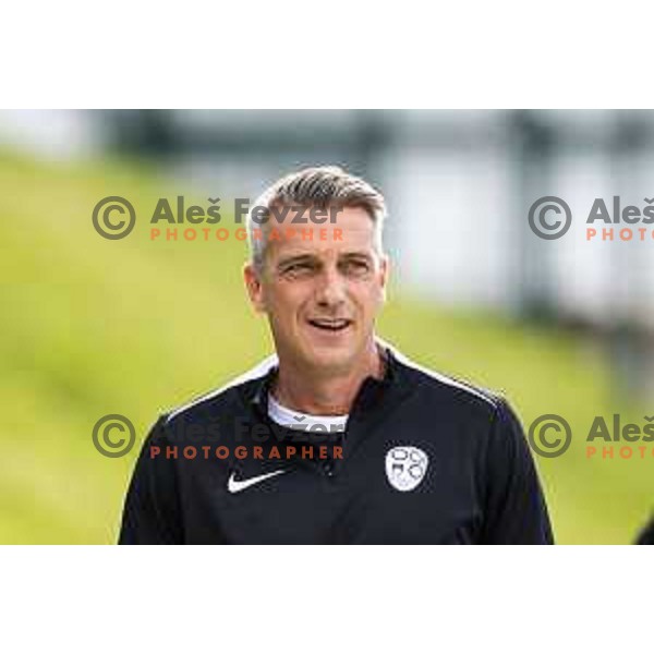 U21 Slovenian football team during training in Maribor, Slovenia on May 30, 2025. Photo: Jure Banfi