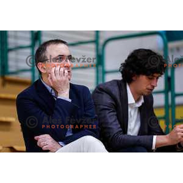 Chechu Mulero during first match of the Finals of OTP Bank League 2024/2025 between Krka and Cedevita Olimpija in Novo Mesto, Slovenia on June 3, 2025