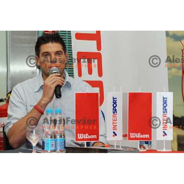  at the presentation and press conference of the Marko Milic basketball ball , Intersport , Mercator Center Siska, 17.10.2008 