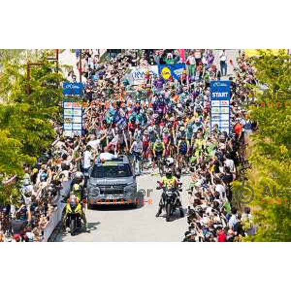 Stage 4 of Tour of Slovenia 2025 cycling race from Maribor to Golte on June 7, 2025. Photo: Jure Banfi