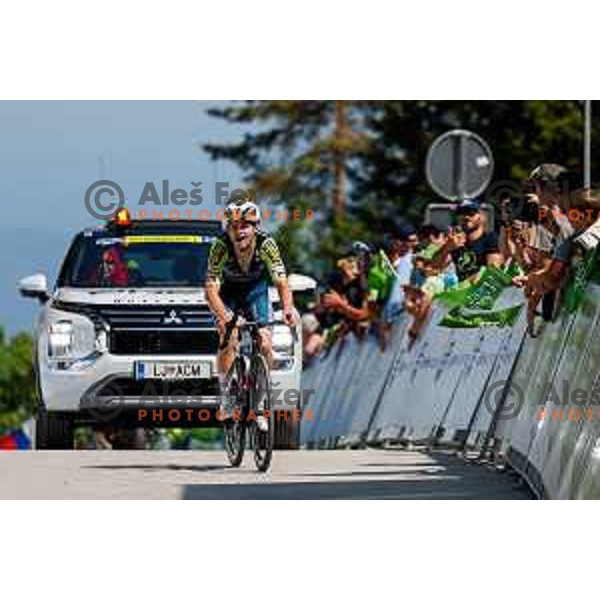 Kyrylo Tsarenko, winner of Stage 4 of 31.Tour of Slovenia between Maribor and Golte on June 7, 2025