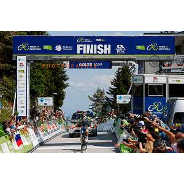 Kyrylo Tsarenko, winner of Stage 4 of 31.Tour of Slovenia between Maribor and Golte on June 7, 2025