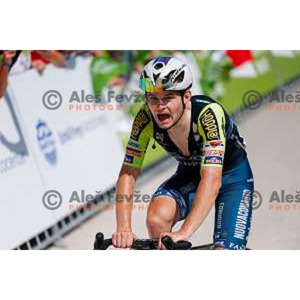Kyrylo Tsarenko, winner of Stage 4 of 31.Tour of Slovenia between Maribor and Golte on June 7, 2025