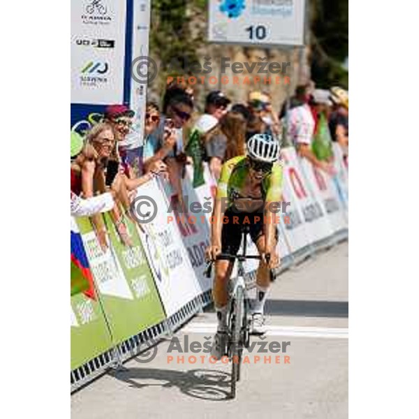 at the finish of Stage 4 of 31.Tour of Slovenia between Maribor and Golte on June 7, 2025