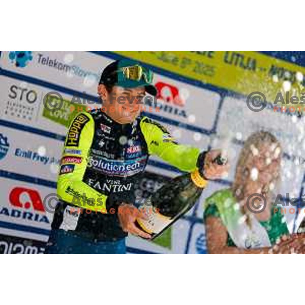 Kyrylo Tsarenko, winner of Stage 4 of 31.Tour of Slovenia between Maribor and Golte on June 7, 2025