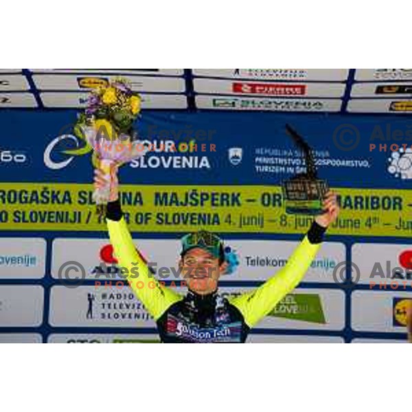 Kyrylo Tsarenko, winner of Stage 4 of 31.Tour of Slovenia between Maribor and Golte on June 7, 2025