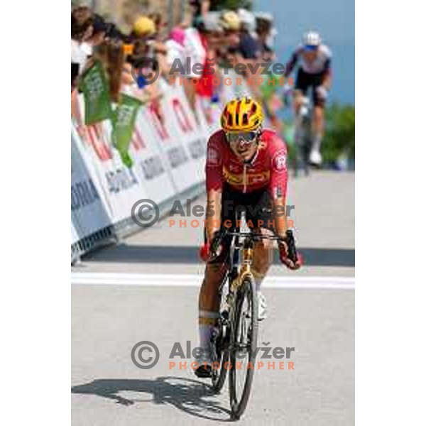 Anders Halland Johannessen at the finish of Stage 4 of 31.Tour of Slovenia between Maribor and Golte on June 7, 2025